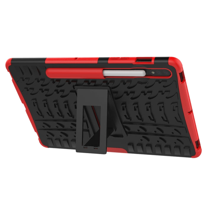 Estuche protector de TPU + PC a prueba de golpes con textura de neumático con soporte, For Samsung Galaxy Tab S8 / Galaxy Tab S7 T870 / T875, For Xiaomi Redmi 9A, For OPPO A52 / A72 / A92