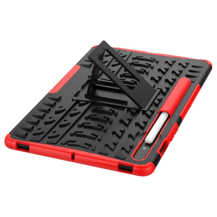 Estuche protector de TPU + PC a prueba de golpes con textura de neumático con soporte, For Samsung Galaxy Tab S8 / Galaxy Tab S7 T870 / T875, For Xiaomi Redmi 9A, For OPPO A52 / A72 / A92