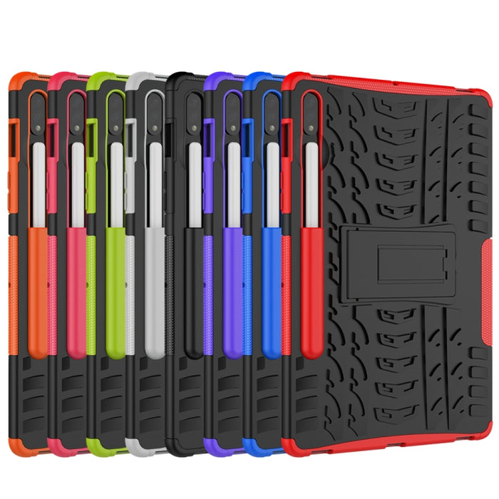 Estuche protector de TPU + PC a prueba de golpes con textura de neumático con soporte, For Samsung Galaxy Tab S8 / Galaxy Tab S7 T870 / T875, For Xiaomi Redmi 9A, For OPPO A52 / A72 / A92
