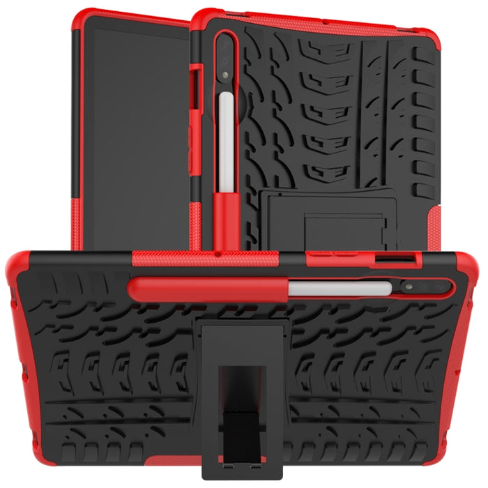 Estuche protector de TPU + PC a prueba de golpes con textura de neumático con soporte, For Samsung Galaxy Tab S8 / Galaxy Tab S7 T870 / T875, For Xiaomi Redmi 9A, For OPPO A52 / A72 / A92
