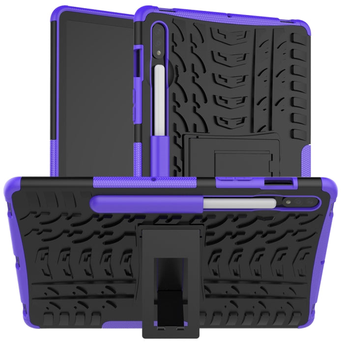 Estuche protector de TPU + PC a prueba de golpes con textura de neumático con soporte, For Samsung Galaxy Tab S8 / Galaxy Tab S7 T870 / T875, For Xiaomi Redmi 9A, For OPPO A52 / A72 / A92