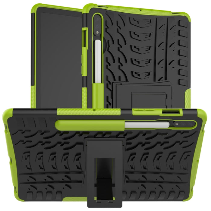 Estuche protector de TPU + PC a prueba de golpes con textura de neumático con soporte, For Samsung Galaxy Tab S8 / Galaxy Tab S7 T870 / T875, For Xiaomi Redmi 9A, For OPPO A52 / A72 / A92