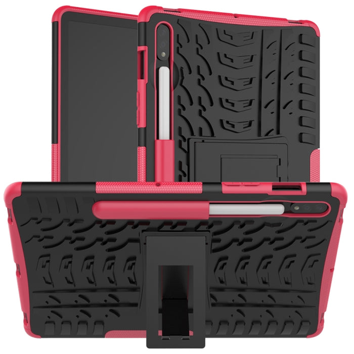 Estuche protector de TPU + PC a prueba de golpes con textura de neumático con soporte, For Samsung Galaxy Tab S8 / Galaxy Tab S7 T870 / T875, For Xiaomi Redmi 9A, For OPPO A52 / A72 / A92