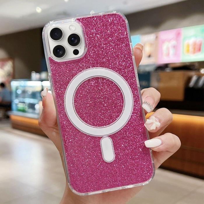 Funda para teléfono MagSafe con purpurina acrílica transparente, For iPhone 18 Pro / 17 Pro, For iPhone 18 Pro Max / 17 Pro Max, For iPhone 17e / 16e, For iPhone 17, For iPhone Air, For iPhone 16 Pro Max, For iPhone 16 Pro, For iPhone 16 Plus          ...