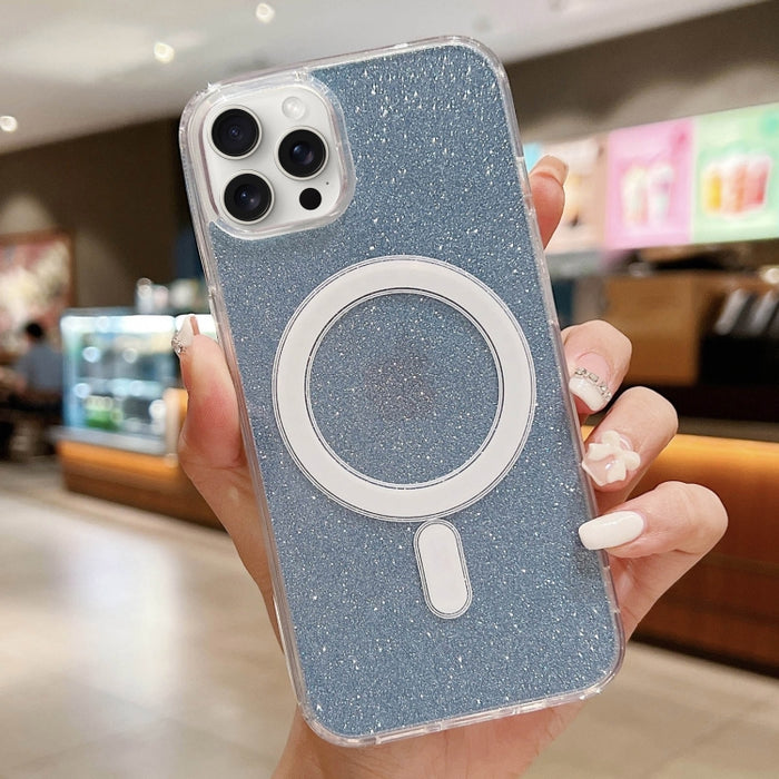Funda para teléfono MagSafe con purpurina acrílica transparente, For iPhone 18 Pro / 17 Pro, For iPhone 18 Pro Max / 17 Pro Max, For iPhone 17e / 16e, For iPhone 17, For iPhone Air, For iPhone 16 Pro Max, For iPhone 16 Pro, For iPhone 16 Plus          ...