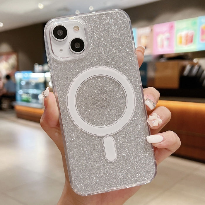 Funda para teléfono MagSafe con purpurina acrílica transparente, For iPhone 18 Pro / 17 Pro, For iPhone 18 Pro Max / 17 Pro Max, For iPhone 17e / 16e, For iPhone 17, For iPhone Air, For iPhone 16 Pro Max, For iPhone 16 Pro, For iPhone 16 Plus          ...