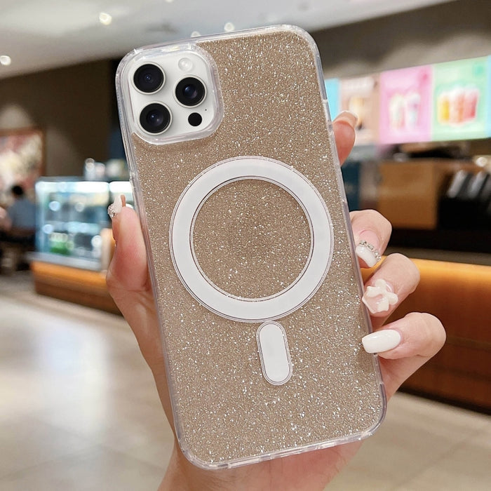 Funda para teléfono MagSafe con purpurina acrílica transparente, For iPhone 18 Pro / 17 Pro, For iPhone 18 Pro Max / 17 Pro Max, For iPhone 17e / 16e, For iPhone 17, For iPhone Air, For iPhone 16 Pro Max, For iPhone 16 Pro, For iPhone 16 Plus          ...