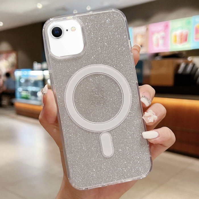 Funda para teléfono MagSafe con purpurina acrílica transparente, For iPhone 18 Pro / 17 Pro, For iPhone 18 Pro Max / 17 Pro Max, For iPhone 17e / 16e, For iPhone 17, For iPhone Air, For iPhone 16 Pro Max, For iPhone 16 Pro, For iPhone 16 Plus          ...