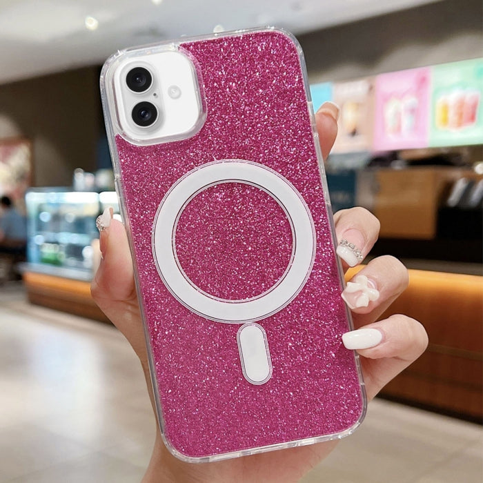 Funda para teléfono MagSafe con purpurina acrílica transparente, For iPhone 18 Pro / 17 Pro, For iPhone 18 Pro Max / 17 Pro Max, For iPhone 17e / 16e, For iPhone 17, For iPhone Air, For iPhone 16 Pro Max, For iPhone 16 Pro, For iPhone 16 Plus          ...
