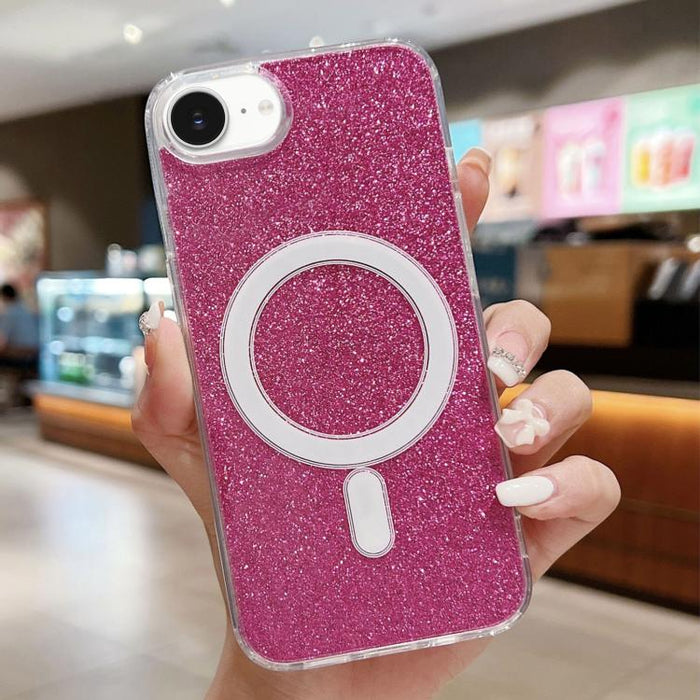 Funda para teléfono MagSafe con purpurina acrílica transparente, For iPhone 18 Pro / 17 Pro, For iPhone 18 Pro Max / 17 Pro Max, For iPhone 17e / 16e, For iPhone 17, For iPhone Air, For iPhone 16 Pro Max, For iPhone 16 Pro, For iPhone 16 Plus          ...