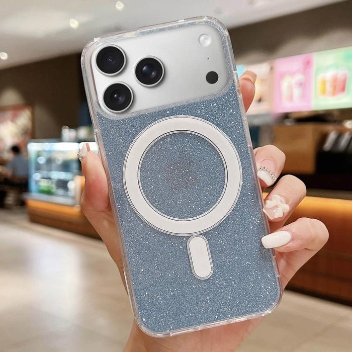 Funda para teléfono MagSafe con purpurina acrílica transparente, For iPhone 18 Pro / 17 Pro, For iPhone 18 Pro Max / 17 Pro Max, For iPhone 17e / 16e, For iPhone 17, For iPhone Air, For iPhone 16 Pro Max, For iPhone 16 Pro, For iPhone 16 Plus          ...