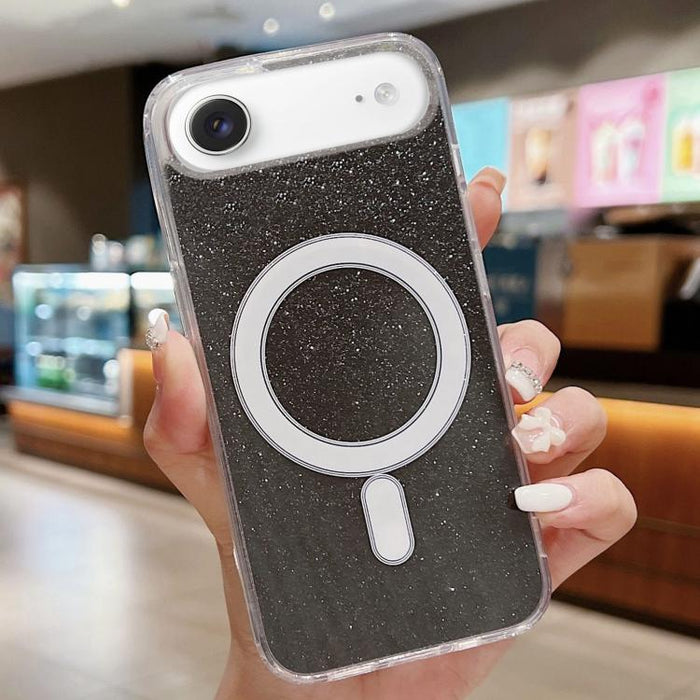 Funda para teléfono MagSafe con purpurina acrílica transparente, For iPhone 18 Pro / 17 Pro, For iPhone 18 Pro Max / 17 Pro Max, For iPhone 17e / 16e, For iPhone 17, For iPhone Air, For iPhone 16 Pro Max, For iPhone 16 Pro, For iPhone 16 Plus          ...