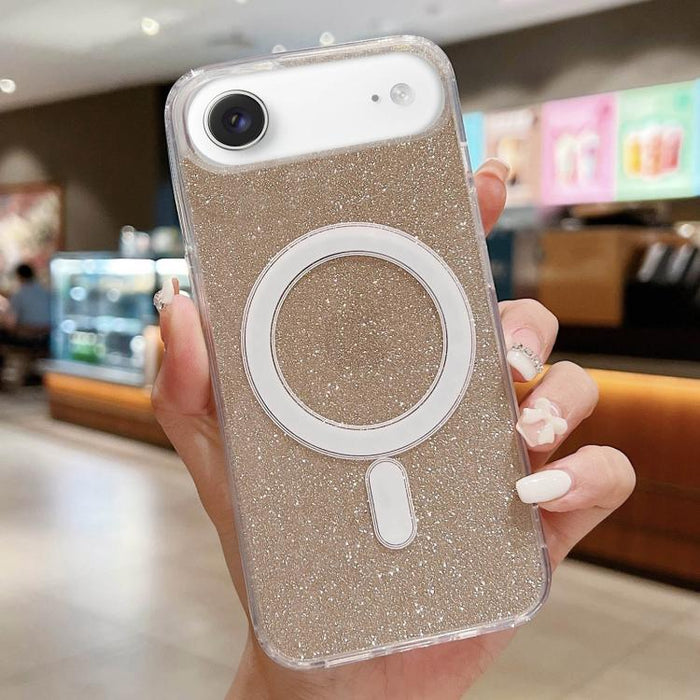 Funda para teléfono MagSafe con purpurina acrílica transparente, For iPhone 18 Pro / 17 Pro, For iPhone 18 Pro Max / 17 Pro Max, For iPhone 17e / 16e, For iPhone 17, For iPhone Air, For iPhone 16 Pro Max, For iPhone 16 Pro, For iPhone 16 Plus          ...