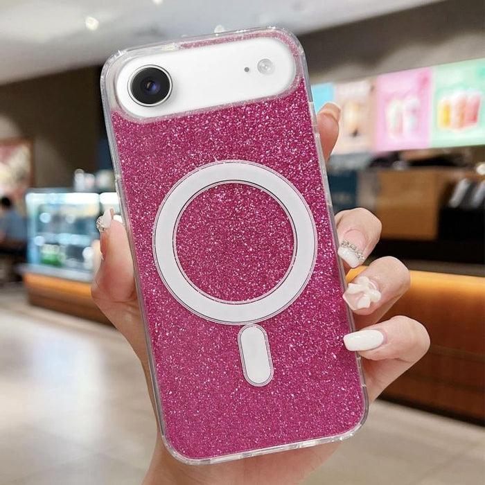 Funda para teléfono MagSafe con purpurina acrílica transparente, For iPhone 18 Pro / 17 Pro, For iPhone 18 Pro Max / 17 Pro Max, For iPhone 17e / 16e, For iPhone 17, For iPhone Air, For iPhone 16 Pro Max, For iPhone 16 Pro, For iPhone 16 Plus          ...