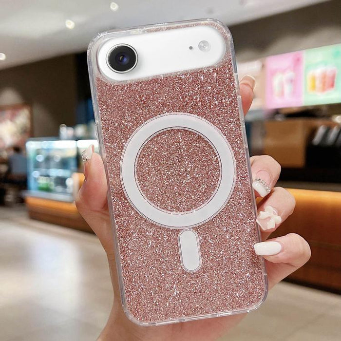 Funda para teléfono MagSafe con purpurina acrílica transparente, For iPhone 18 Pro / 17 Pro, For iPhone 18 Pro Max / 17 Pro Max, For iPhone 17e / 16e, For iPhone 17, For iPhone Air, For iPhone 16 Pro Max, For iPhone 16 Pro, For iPhone 16 Plus          ...