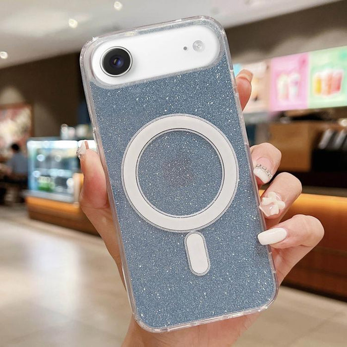Funda para teléfono MagSafe con purpurina acrílica transparente, For iPhone 18 Pro / 17 Pro, For iPhone 18 Pro Max / 17 Pro Max, For iPhone 17e / 16e, For iPhone 17, For iPhone Air, For iPhone 16 Pro Max, For iPhone 16 Pro, For iPhone 16 Plus          ...