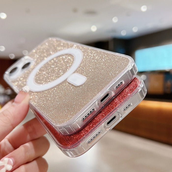 Funda para teléfono MagSafe con purpurina acrílica transparente, For iPhone 18 Pro / 17 Pro, For iPhone 18 Pro Max / 17 Pro Max, For iPhone 17e / 16e, For iPhone 17, For iPhone Air, For iPhone 16 Pro Max, For iPhone 16 Pro, For iPhone 16 Plus          ...