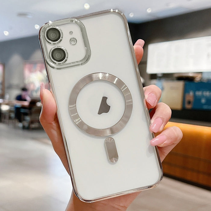Estuche para teléfono con revestimiento electrolítico MagSafe, For iPhone 11, For iPhone 11 Pro