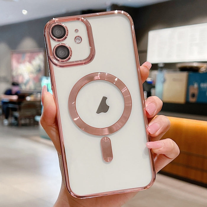 Estuche para teléfono con revestimiento electrolítico MagSafe, For iPhone 11, For iPhone 11 Pro