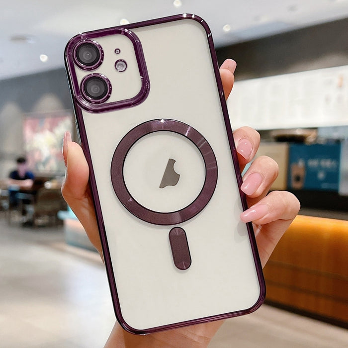 Estuche para teléfono con revestimiento electrolítico MagSafe, For iPhone 11, For iPhone 11 Pro