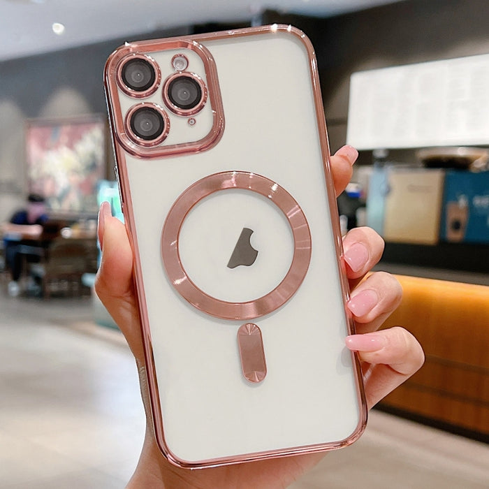 Estuche para teléfono con revestimiento electrolítico MagSafe, For iPhone 11, For iPhone 11 Pro
