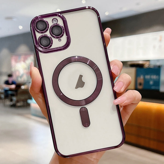Estuche para teléfono con revestimiento electrolítico MagSafe, For iPhone 11, For iPhone 11 Pro