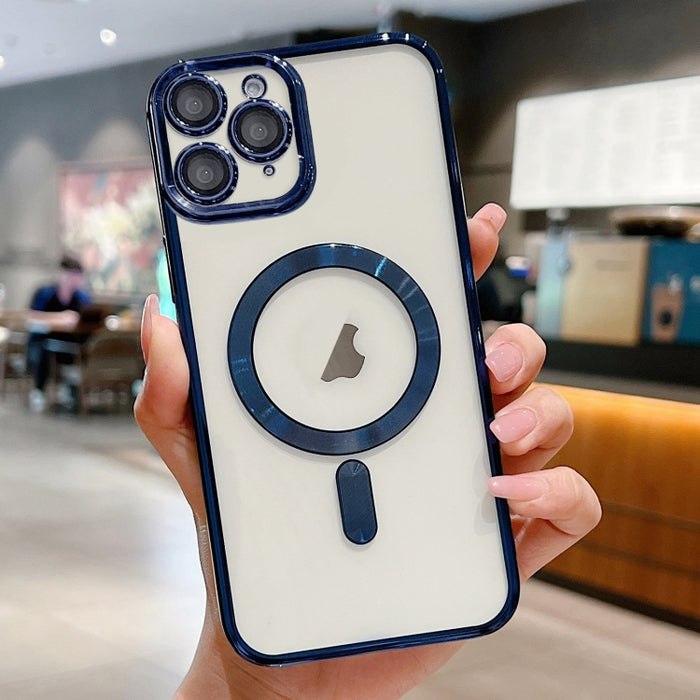Estuche para teléfono con revestimiento electrolítico MagSafe, For iPhone 11, For iPhone 11 Pro