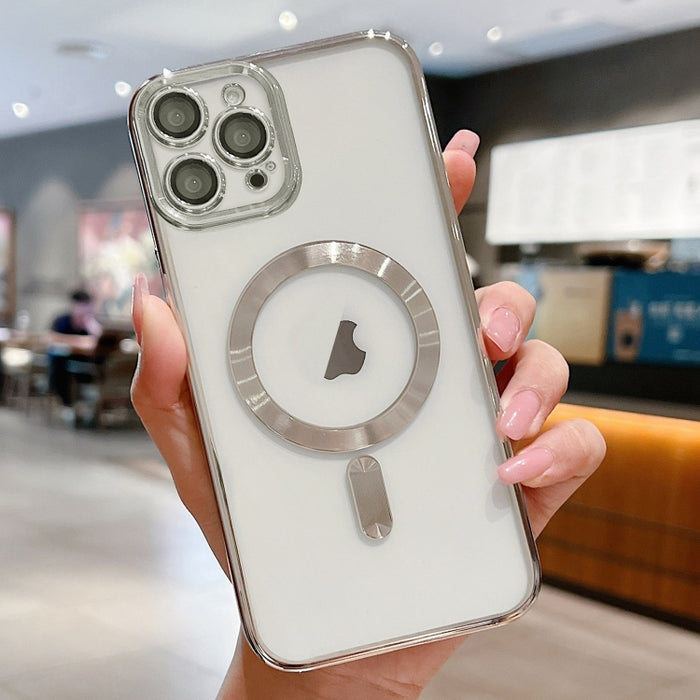 Estuche para teléfono con revestimiento electrolítico MagSafe, For iPhone 11, For iPhone 11 Pro