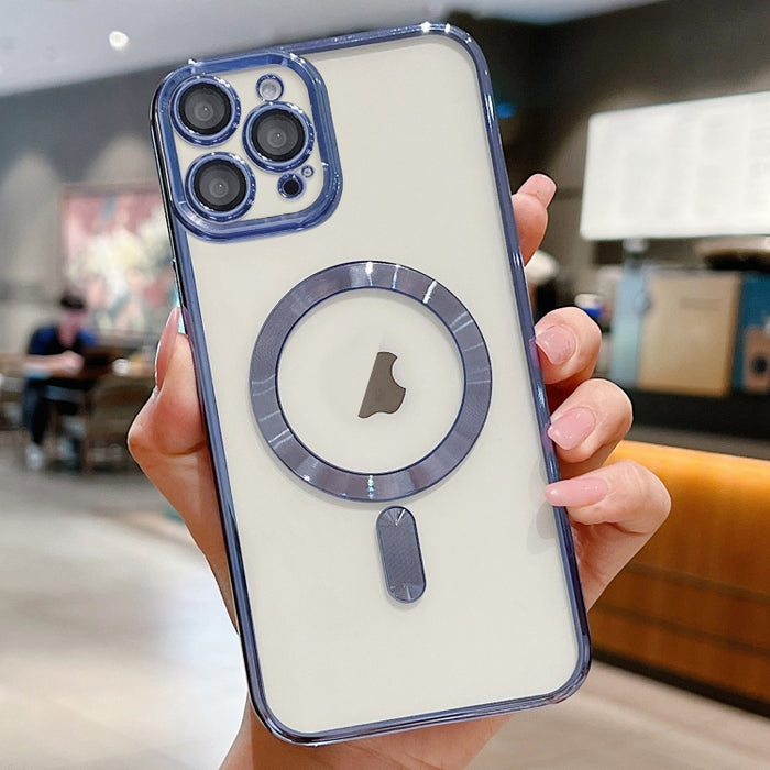 Estuche para teléfono con revestimiento electrolítico MagSafe, For iPhone 11, For iPhone 11 Pro