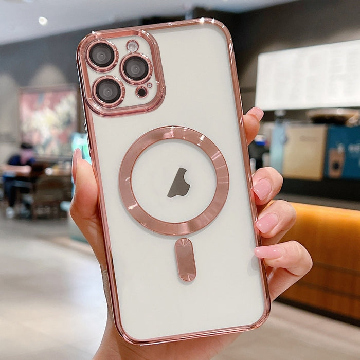 Estuche para teléfono con revestimiento electrolítico MagSafe, For iPhone 11, For iPhone 11 Pro