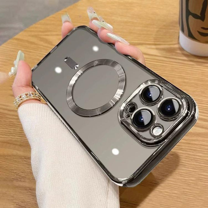 Estuche para teléfono con revestimiento electrolítico MagSafe, For iPhone 14 Pro Max, For iPhone 13 Pro Max, For iPhone 13 Pro, For iPhone 13, For iPhone 12, For iPhone 12 Pro Max, For iPhone 12 Pro, For iPhone 11 Pro Max