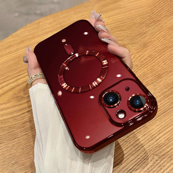 Estuche para teléfono con revestimiento electrolítico MagSafe, For iPhone 14 Pro Max, For iPhone 13 Pro Max, For iPhone 13 Pro, For iPhone 13, For iPhone 12, For iPhone 12 Pro Max, For iPhone 12 Pro, For iPhone 11 Pro Max