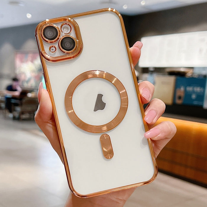 Estuche para teléfono con revestimiento electrolítico MagSafe, For iPhone 14 Pro Max, For iPhone 13 Pro Max, For iPhone 13 Pro, For iPhone 13, For iPhone 12, For iPhone 12 Pro Max, For iPhone 12 Pro, For iPhone 11 Pro Max