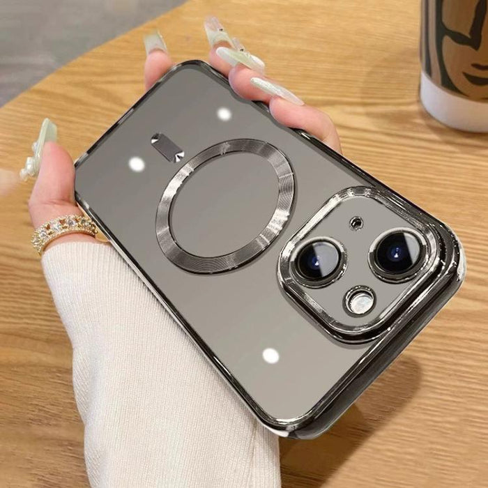 Estuche para teléfono con revestimiento electrolítico MagSafe, For iPhone 14 Pro Max, For iPhone 13 Pro Max, For iPhone 13 Pro, For iPhone 13, For iPhone 12, For iPhone 12 Pro Max, For iPhone 12 Pro, For iPhone 11 Pro Max