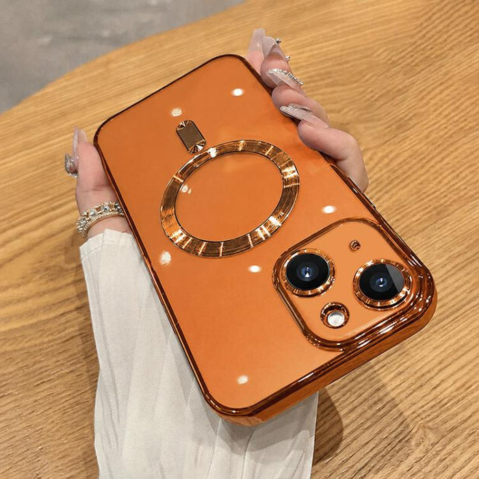 Estuche para teléfono con revestimiento electrolítico MagSafe, For iPhone 14 Pro Max, For iPhone 13 Pro Max, For iPhone 13 Pro, For iPhone 13, For iPhone 12, For iPhone 12 Pro Max, For iPhone 12 Pro, For iPhone 11 Pro Max