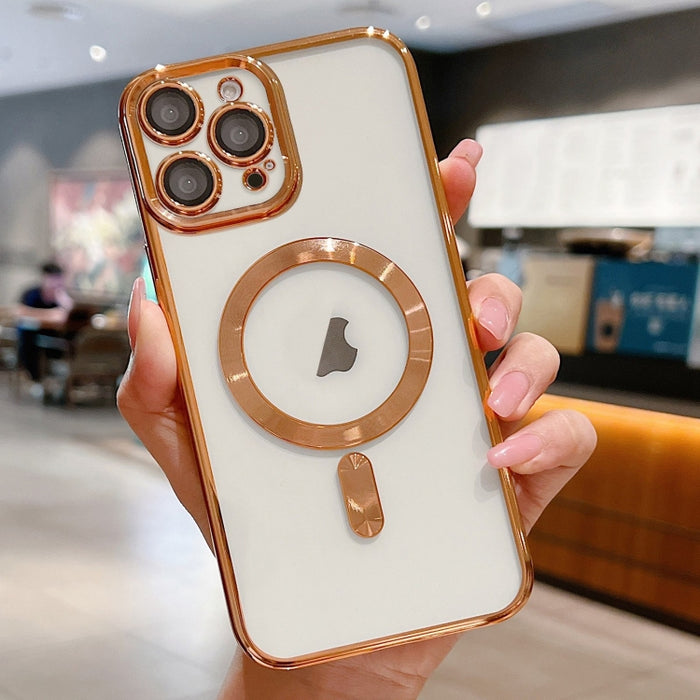 Estuche para teléfono con revestimiento electrolítico MagSafe, For iPhone 14 Pro Max, For iPhone 13 Pro Max, For iPhone 13 Pro, For iPhone 13, For iPhone 12, For iPhone 12 Pro Max, For iPhone 12 Pro, For iPhone 11 Pro Max