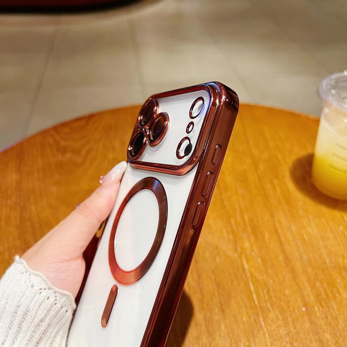Estuche para teléfono con revestimiento electrolítico MagSafe, For iPhone 11, For iPhone 11 Pro