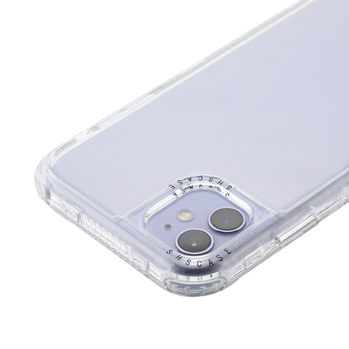 3 en 1 Dreamland PC + TPU Estuche protector de borde transparente de color sólido