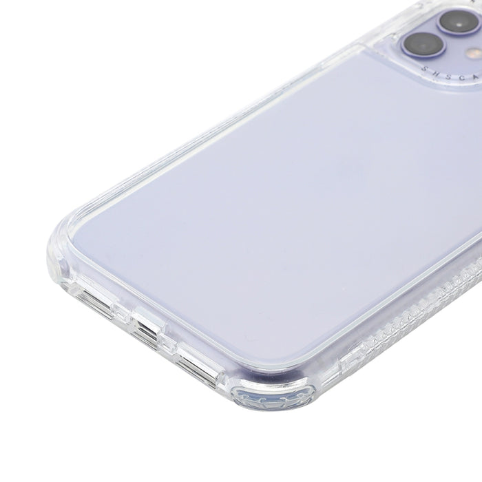 3 en 1 Dreamland PC + TPU Estuche protector de borde transparente de color sólido