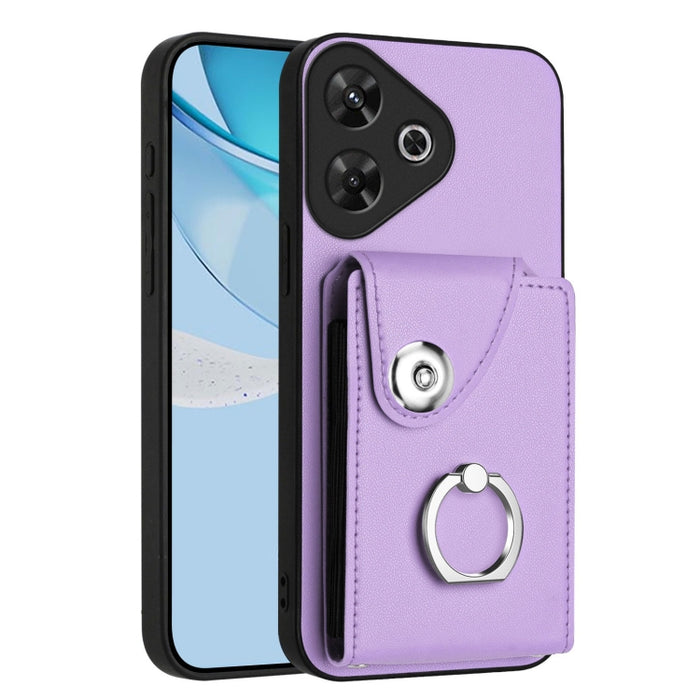 Estuche para teléfono con soporte para tarjetas y anillos, For Redmi Turbo 4 Pro / Poco F7, For Redmi A5 4G 171.7mm / Poco C71, For Redmi Note 14 5G Global, For Redmi Note 14 Pro+ 5G Global, For Redmi Note 14 Pro 5G Global, For Redmi Note 13R          ...