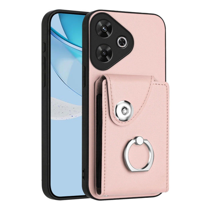 Estuche para teléfono con soporte para tarjetas y anillos, For Redmi Turbo 4 Pro / Poco F7, For Redmi A5 4G 171.7mm / Poco C71, For Redmi Note 14 5G Global, For Redmi Note 14 Pro+ 5G Global, For Redmi Note 14 Pro 5G Global, For Redmi Note 13R          ...