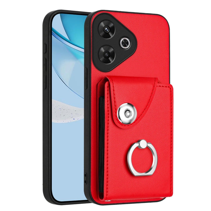 Estuche para teléfono con soporte para tarjetas y anillos, For Redmi Turbo 4 Pro / Poco F7, For Redmi A5 4G 171.7mm / Poco C71, For Redmi Note 14 5G Global, For Redmi Note 14 Pro+ 5G Global, For Redmi Note 14 Pro 5G Global, For Redmi Note 13R          ...