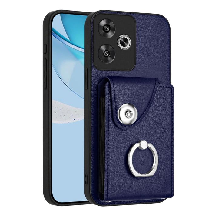 Estuche para teléfono con soporte para tarjetas y anillos, For Redmi Turbo 4 Pro / Poco F7, For Redmi A5 4G 171.7mm / Poco C71, For Redmi Note 14 5G Global, For Redmi Note 14 Pro+ 5G Global, For Redmi Note 14 Pro 5G Global, For Redmi Note 13R          ...