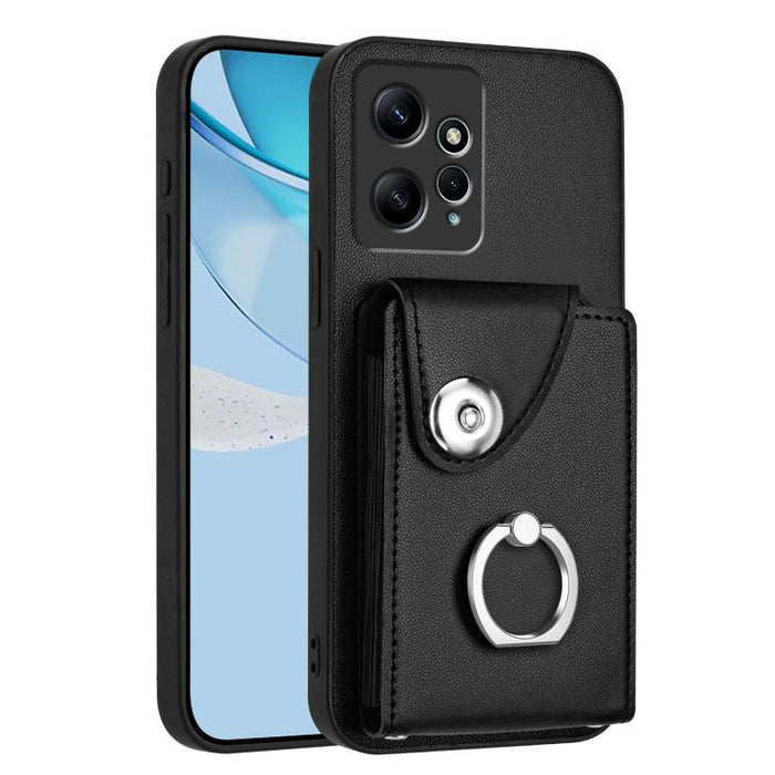 Estuche para teléfono con soporte para tarjetas y anillos, For Redmi Turbo 4 Pro / Poco F7, For Redmi A5 4G 171.7mm / Poco C71, For Redmi Note 14 5G Global, For Redmi Note 14 Pro+ 5G Global, For Redmi Note 14 Pro 5G Global, For Redmi Note 13R          ...