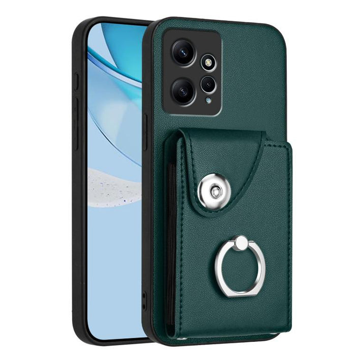 Estuche para teléfono con soporte para tarjetas y anillos, For Redmi Turbo 4 Pro / Poco F7, For Redmi A5 4G 171.7mm / Poco C71, For Redmi Note 14 5G Global, For Redmi Note 14 Pro+ 5G Global, For Redmi Note 14 Pro 5G Global, For Redmi Note 13R          ...