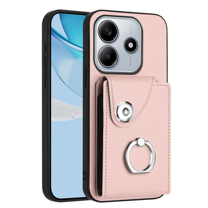Estuche para teléfono con soporte para tarjetas y anillos, For Redmi Turbo 4 Pro / Poco F7, For Redmi A5 4G 171.7mm / Poco C71, For Redmi Note 14 5G Global, For Redmi Note 14 Pro+ 5G Global, For Redmi Note 14 Pro 5G Global, For Redmi Note 13R          ...