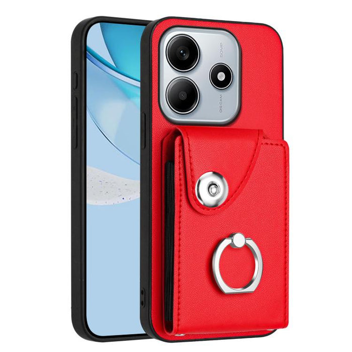 Estuche para teléfono con soporte para tarjetas y anillos, For Redmi Turbo 4 Pro / Poco F7, For Redmi A5 4G 171.7mm / Poco C71, For Redmi Note 14 5G Global, For Redmi Note 14 Pro+ 5G Global, For Redmi Note 14 Pro 5G Global, For Redmi Note 13R          ...