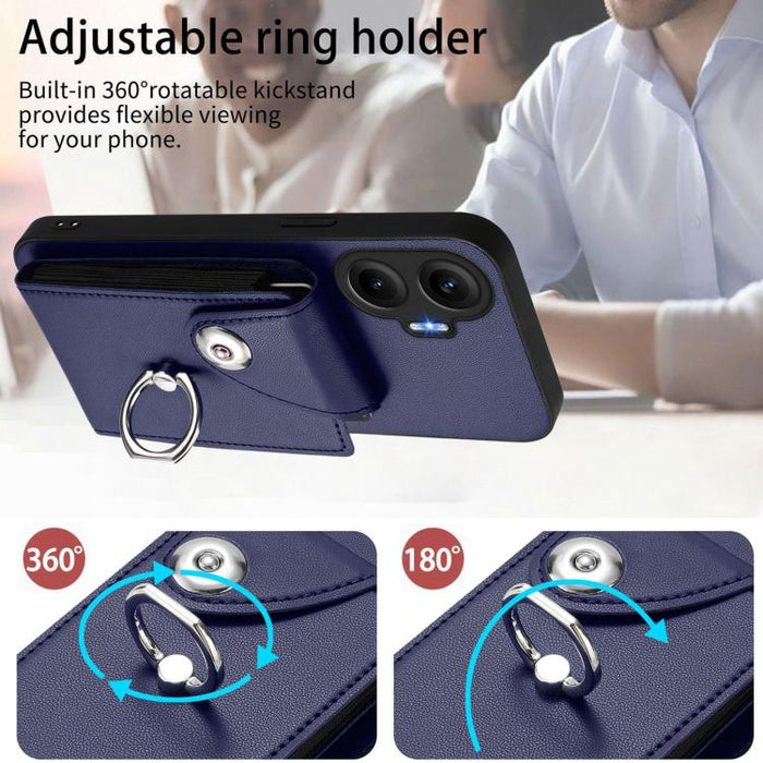 Estuche para teléfono con soporte para tarjetas y anillos, For Redmi Turbo 4 Pro / Poco F7, For Redmi A5 4G 171.7mm / Poco C71, For Redmi Note 14 5G Global, For Redmi Note 14 Pro+ 5G Global, For Redmi Note 14 Pro 5G Global, For Redmi Note 13R          ...