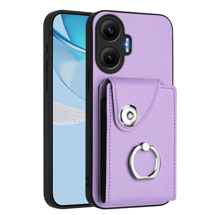 Estuche para teléfono con soporte para tarjetas y anillos, For Redmi Turbo 4 Pro / Poco F7, For Redmi A5 4G 171.7mm / Poco C71, For Redmi Note 14 5G Global, For Redmi Note 14 Pro+ 5G Global, For Redmi Note 14 Pro 5G Global, For Redmi Note 13R          ...