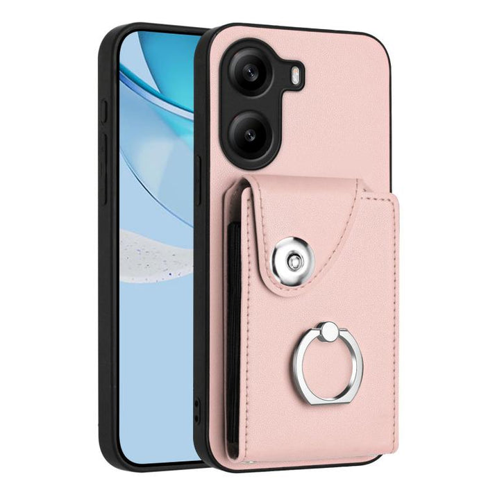 Estuche para teléfono con soporte para tarjetas y anillos, For Xiaomi 15 Ultra, For Xiaomi Poco X7 Pro, For Xiaomi Poco F6 5G India, For Xiaomi Civi 4 Pro
